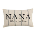 Mud Pie Nana Striped Pillow